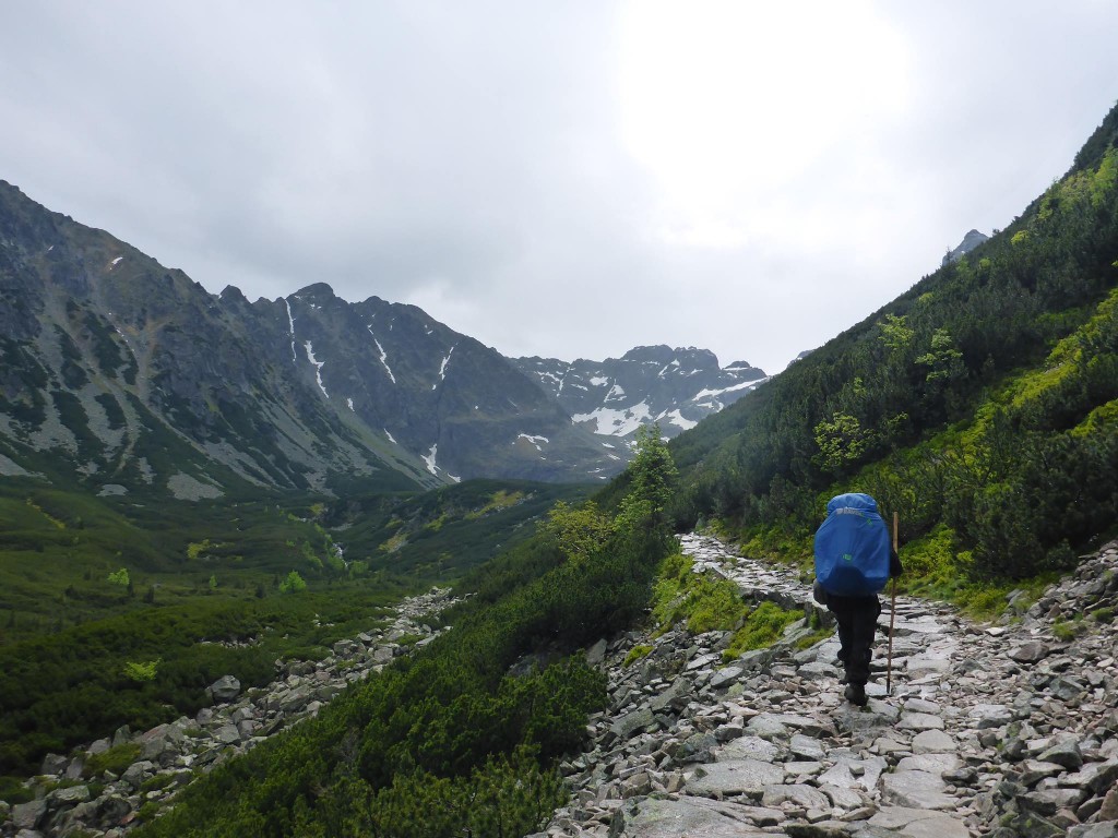Je pars pour la seconde partie du massif des Tatras