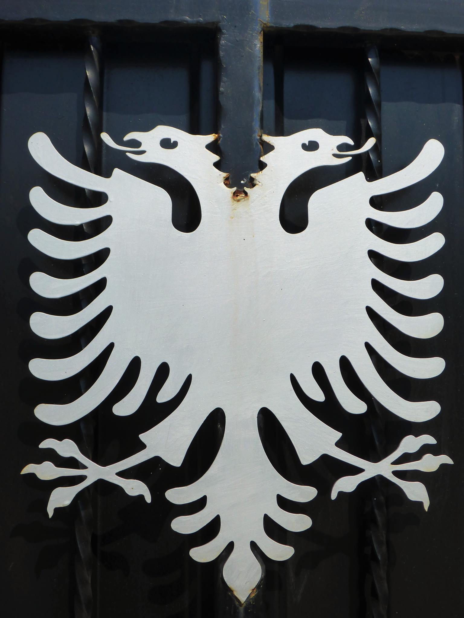 L'aigle bicéphale, symbole de l'Albanie ainsi que d'autres pays le portant aussi sur leur drapeau national.