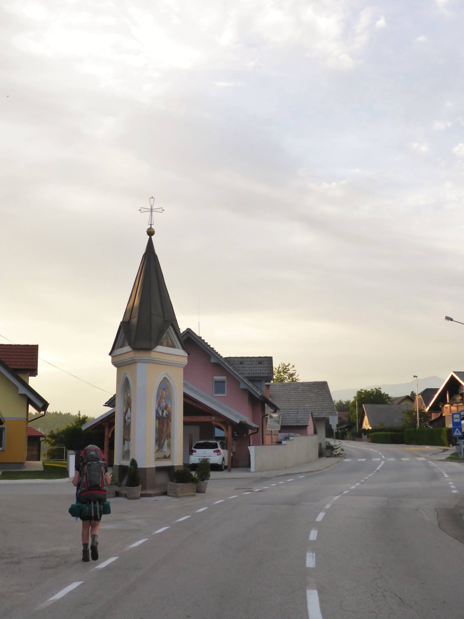 Nous prenons la direction de Bled, un village au pied des montagnes du Triglav