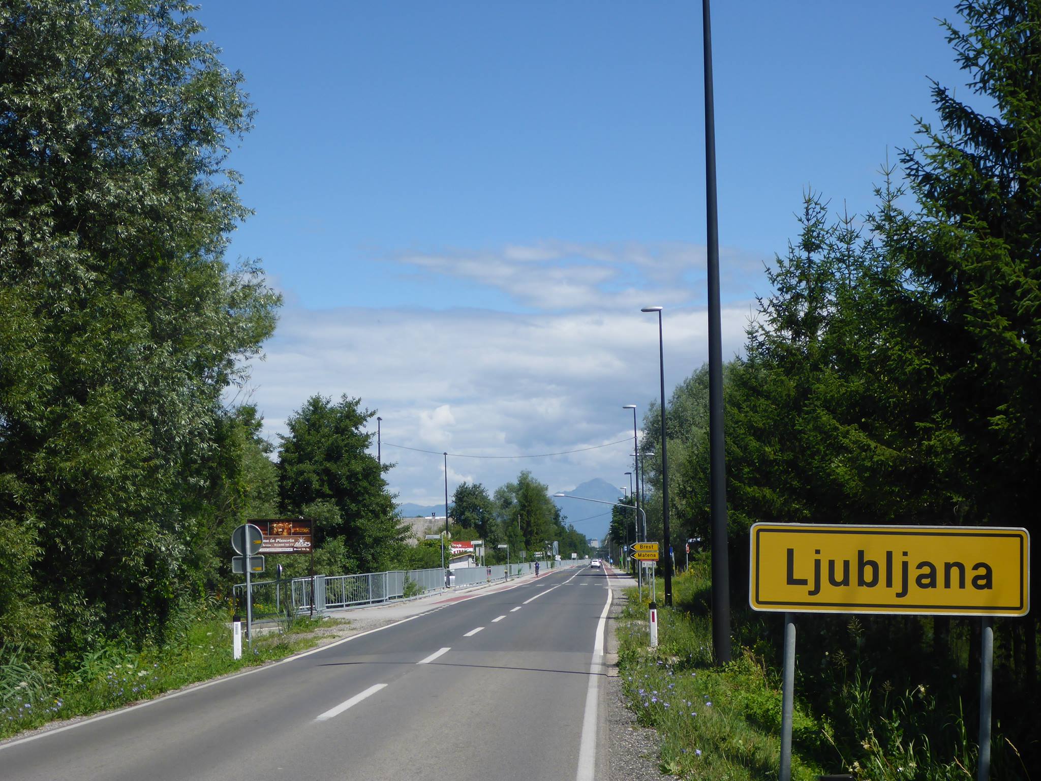 J'arrive à Ljubljana où je vais y rester finalement près de trois semaines